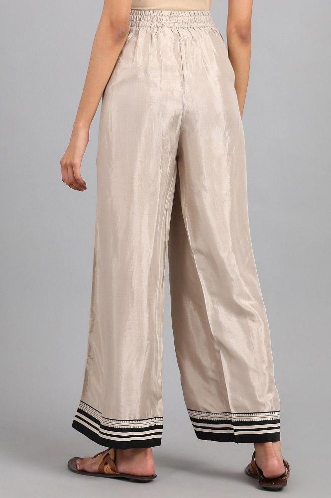 Brown Parallel Pants - wforwoman