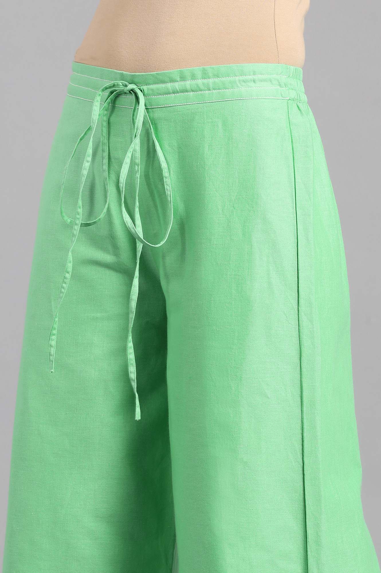 Green Parallel Pants