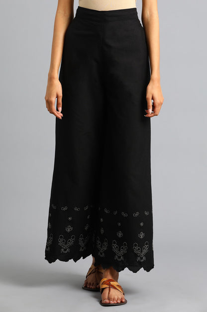 Black Parallel Pants