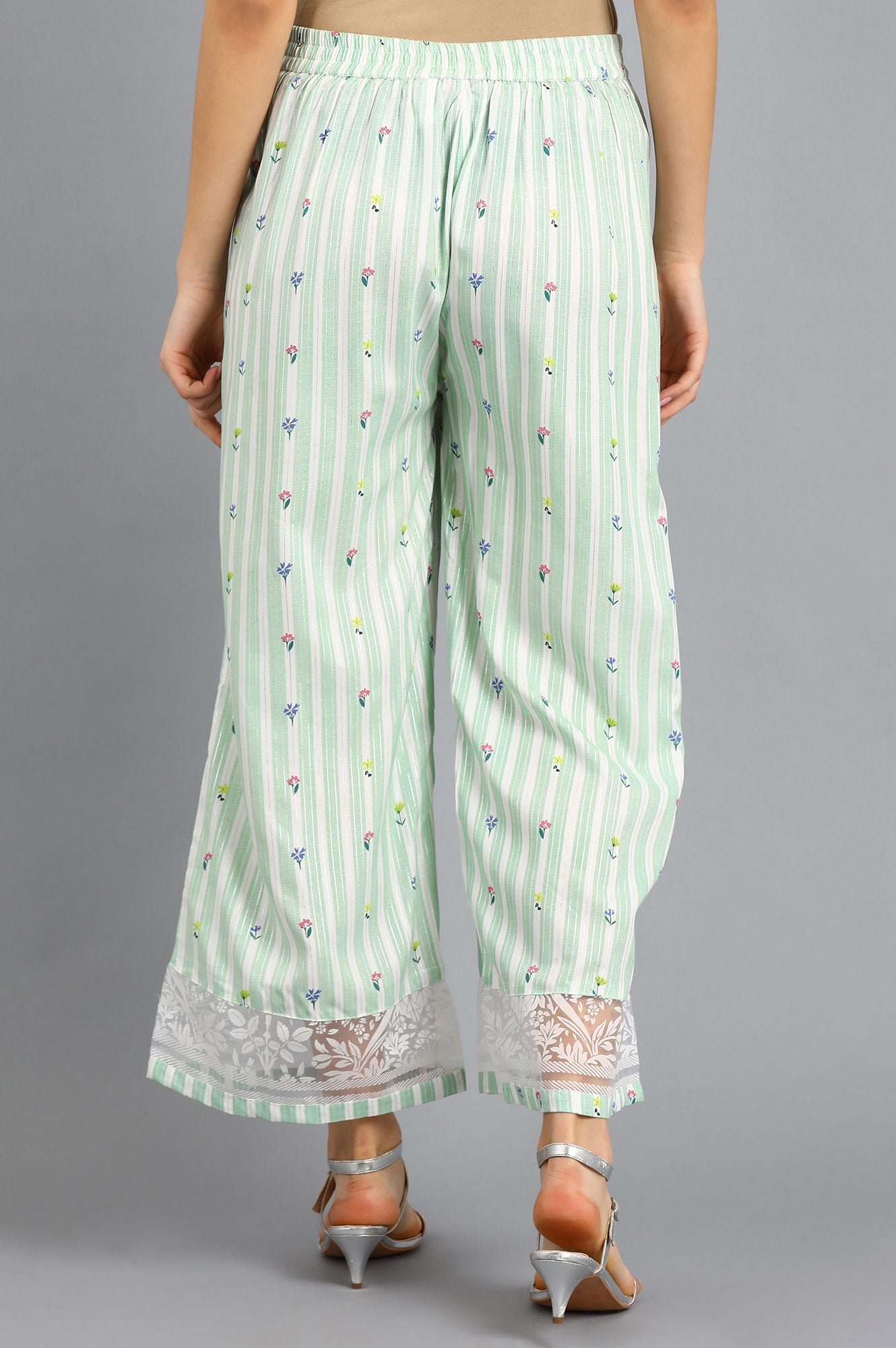 Green Parallel Pants