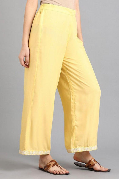 Yellow Parallel Pants - wforwoman