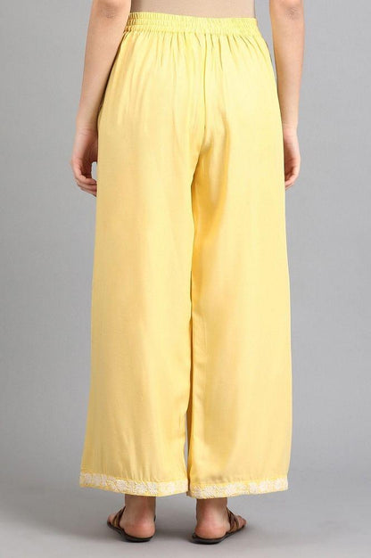 Yellow Parallel Pants - wforwoman