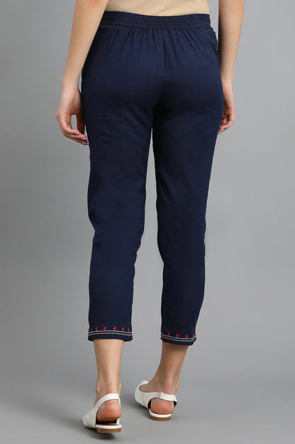 Blue Slim Pants