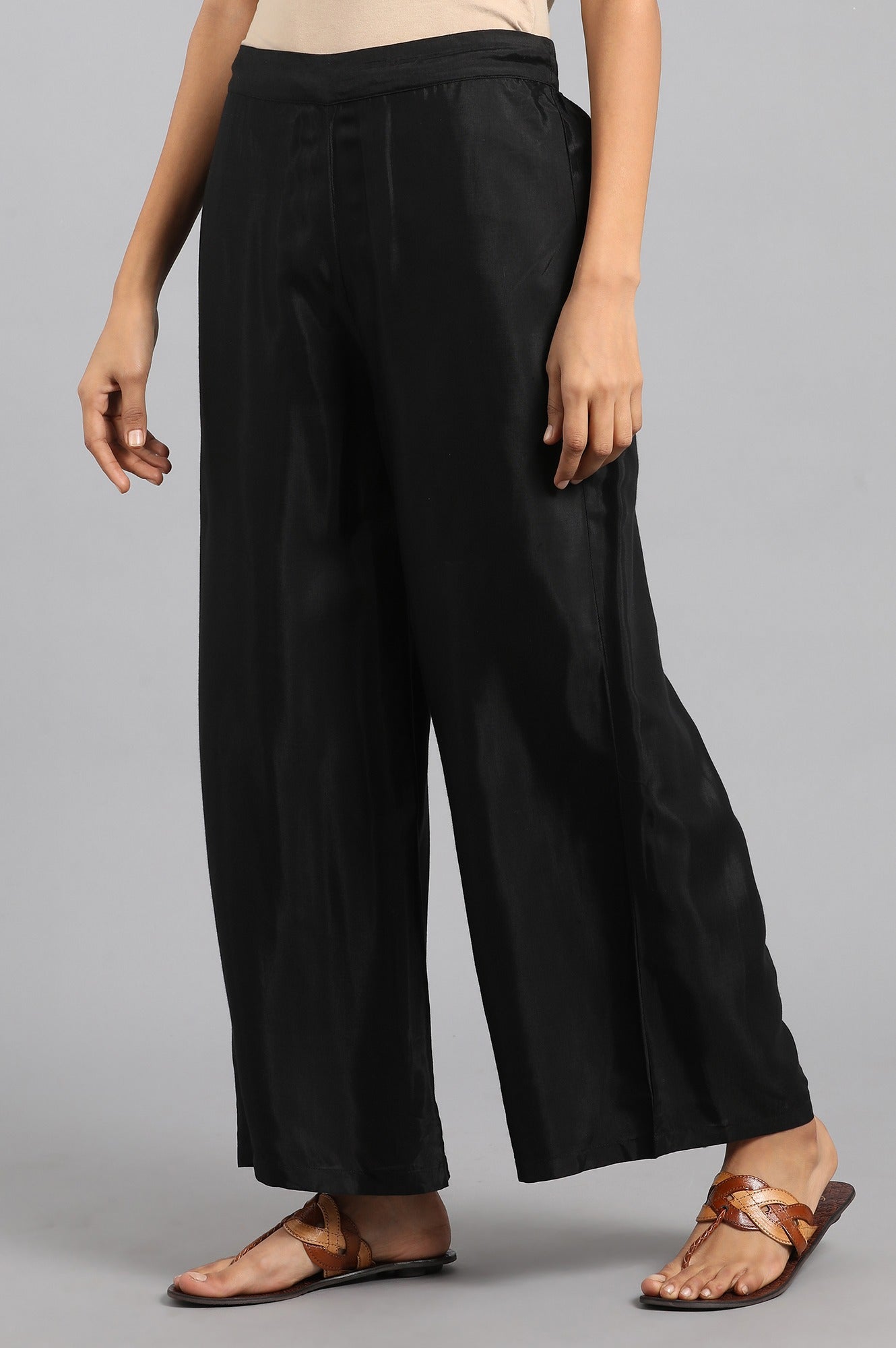 Black Parallel Pants