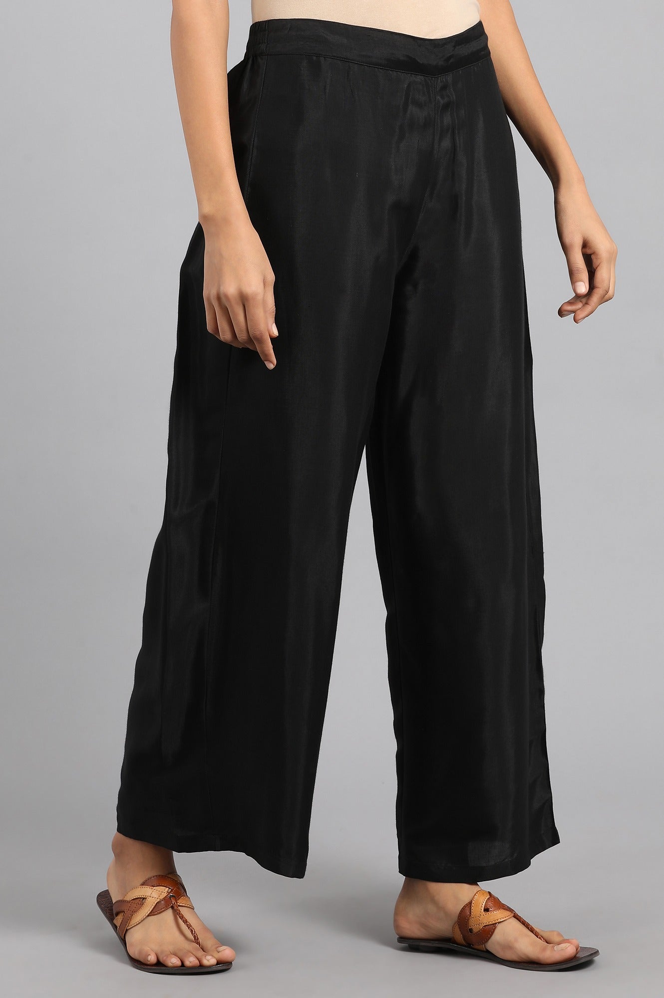 Black Parallel Pants