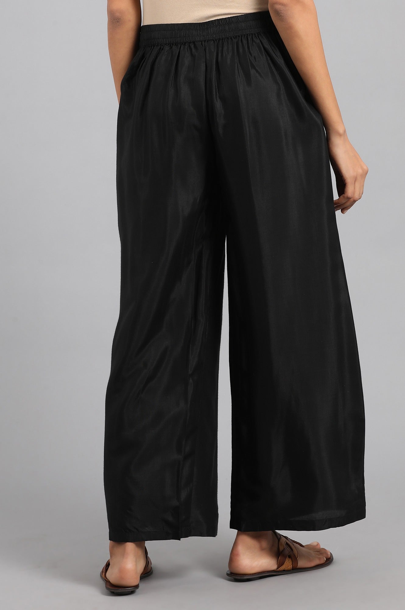 Black Parallel Pants