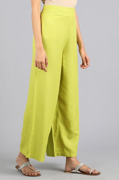 Green Parallel Pants - wforwoman