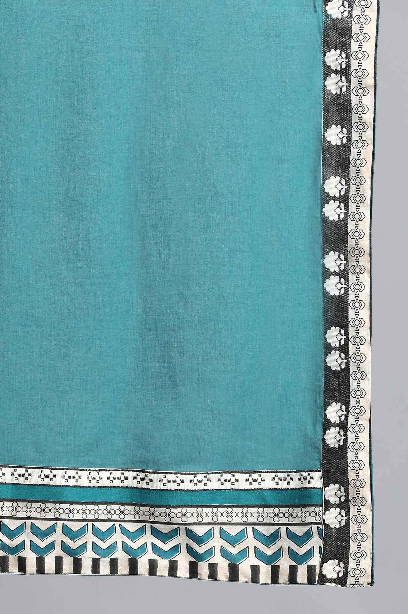 Blue Solid Dupatta