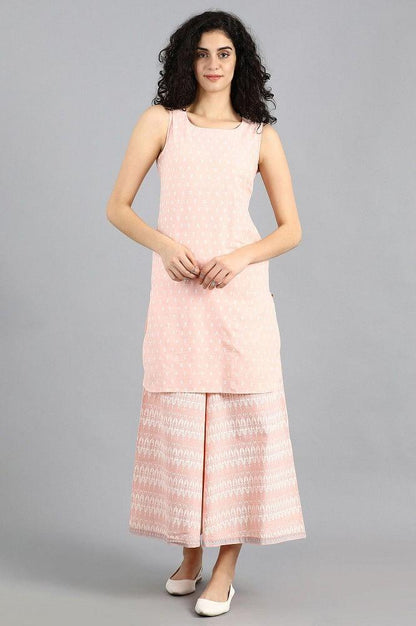 Pink Printed Summer Suit - wforwoman