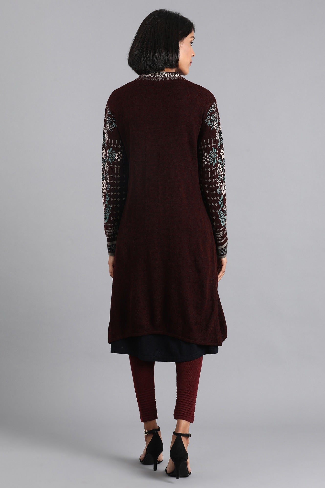 Purple Long Cardigan WG