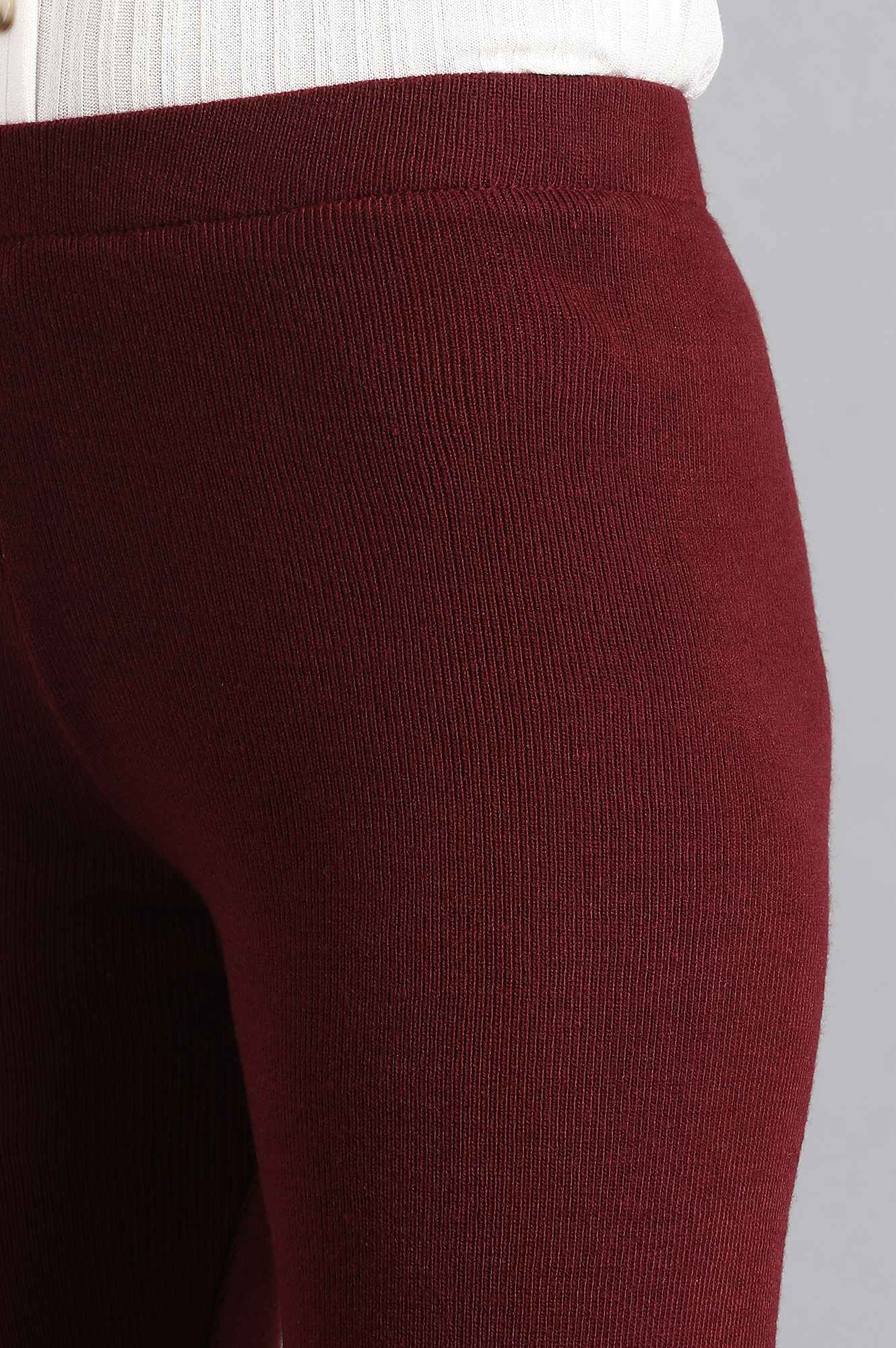 Maroon Woollen Tights