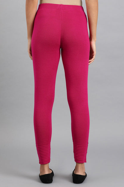 Pink Woollen Leggings