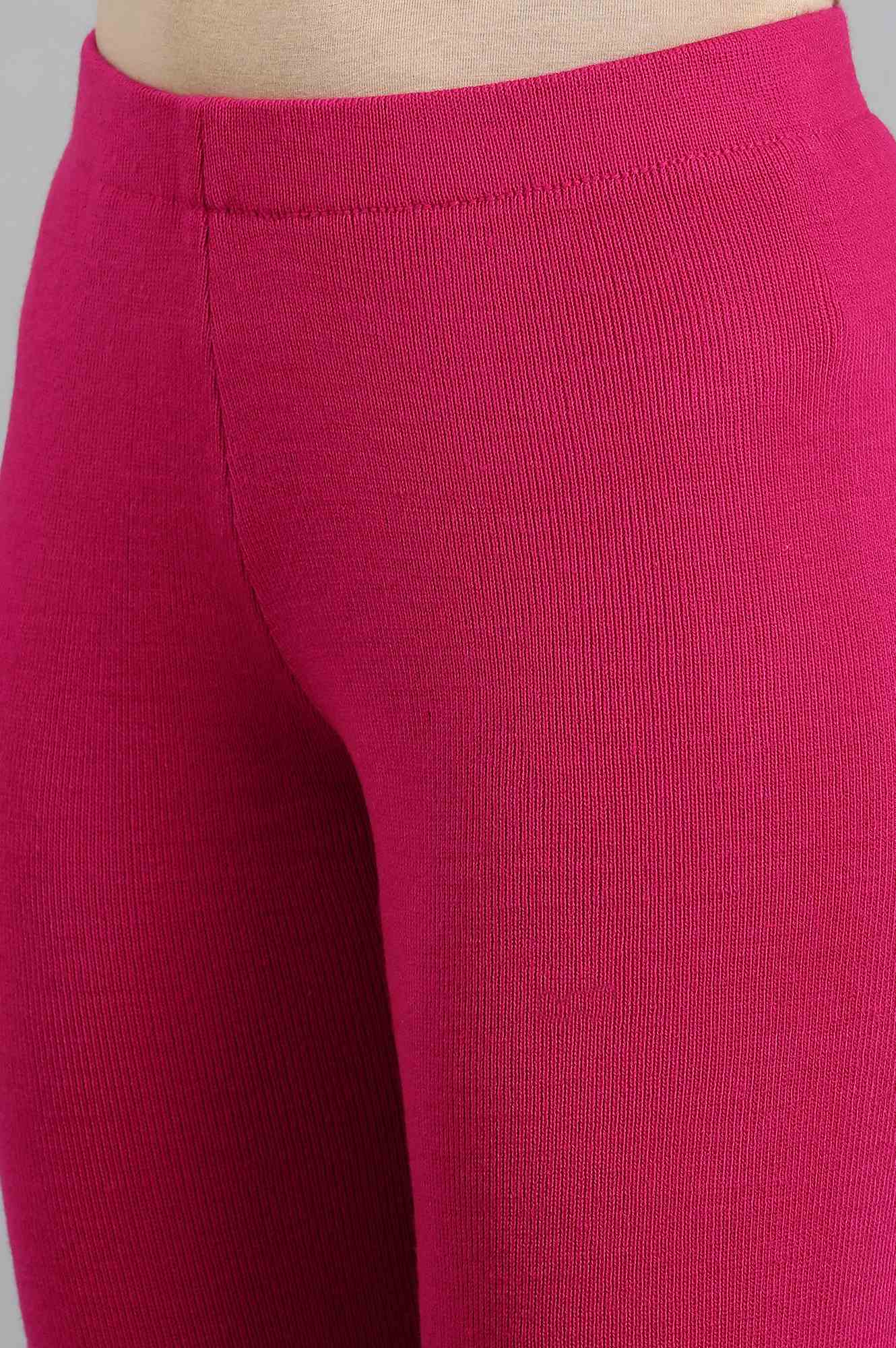 Pink Woollen Leggings