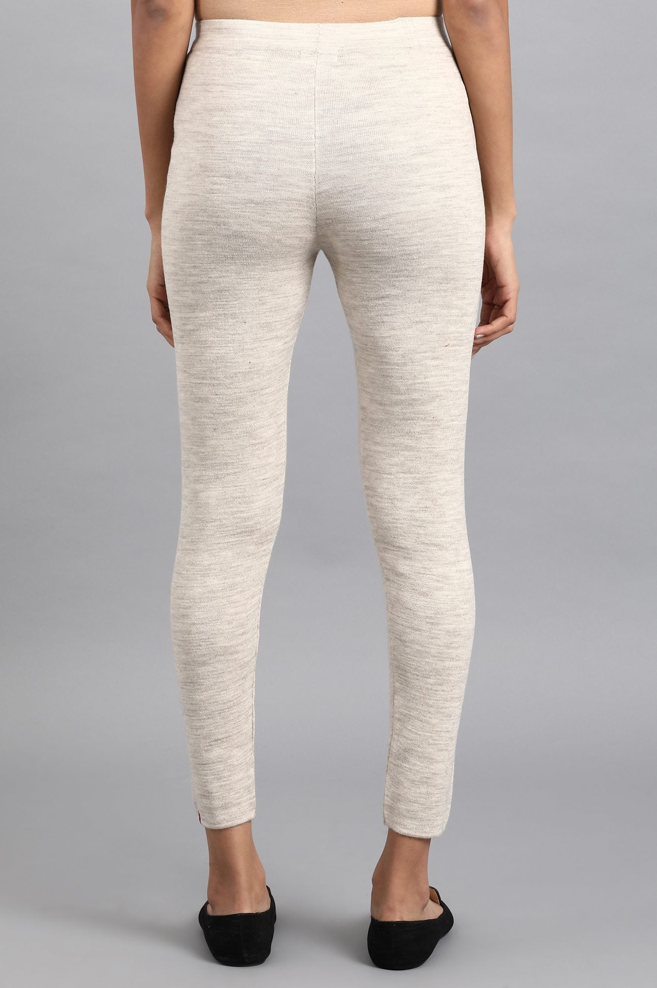 Grey Woollen Leggings