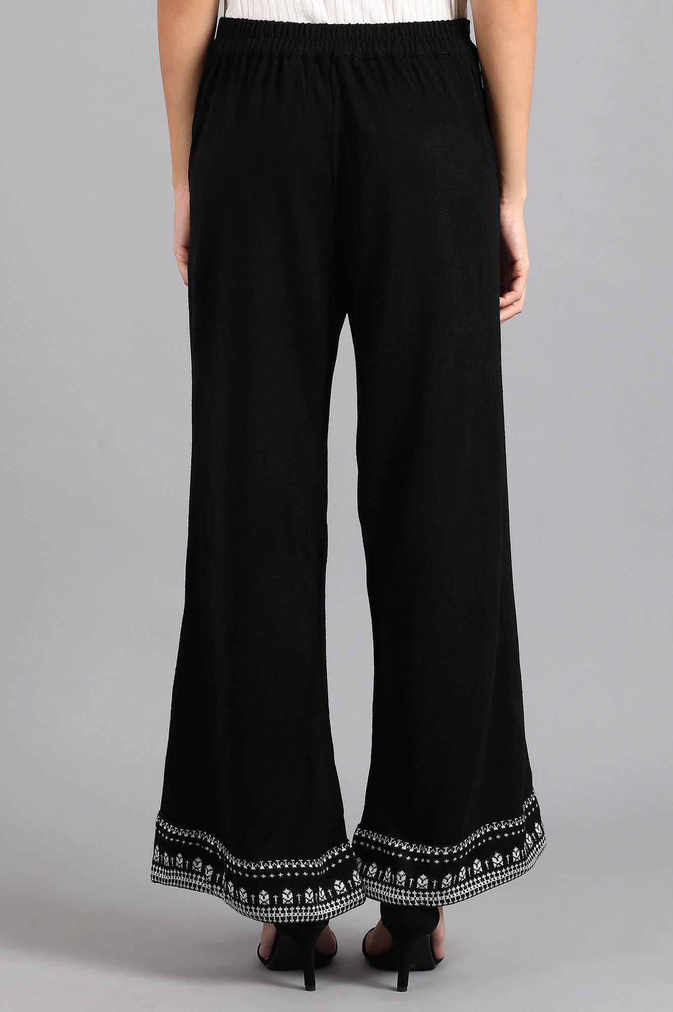 Black Parallel Pants