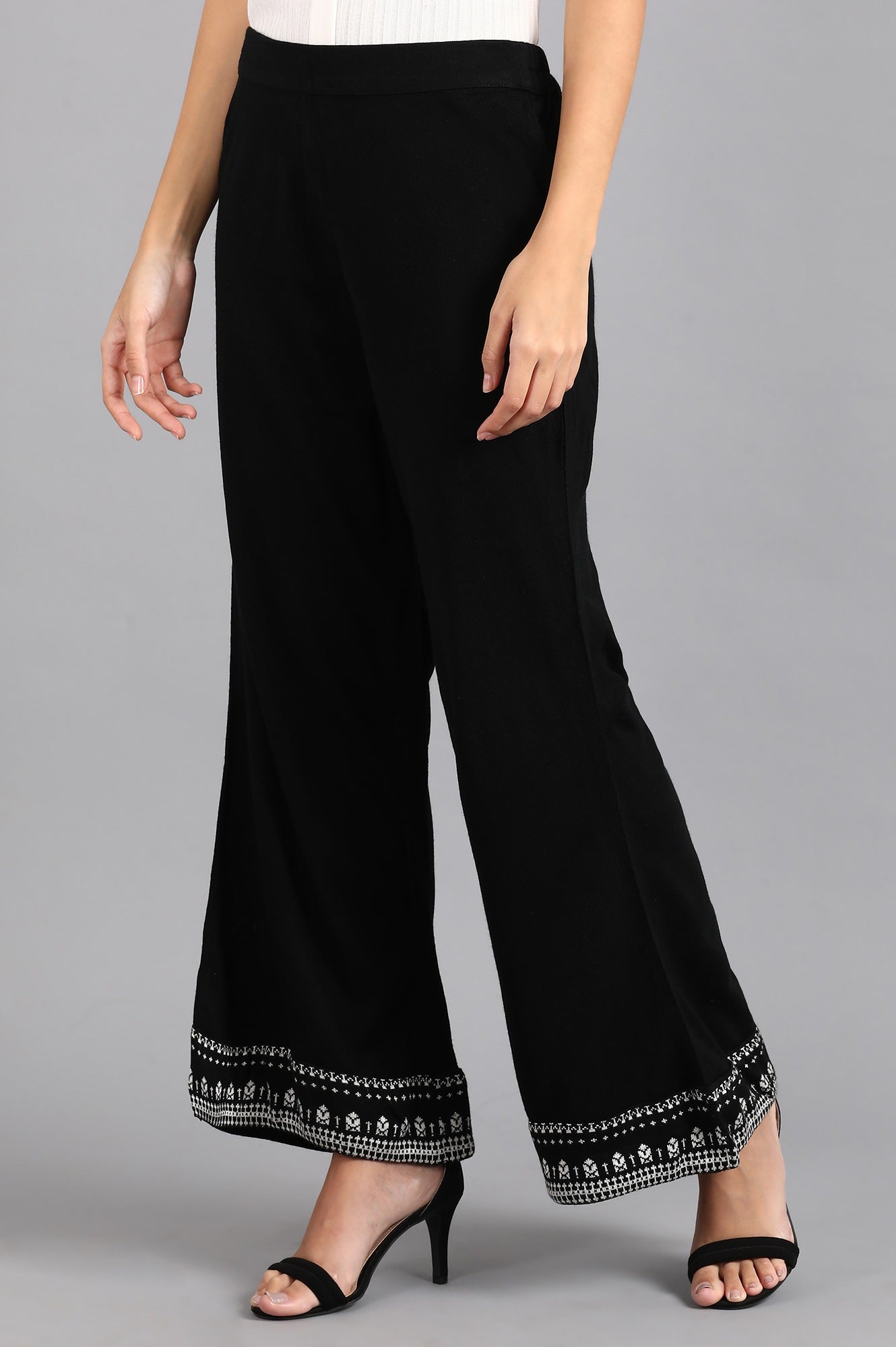 Black Parallel Pants