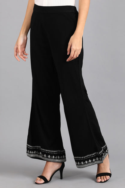 Black Parallel Pants