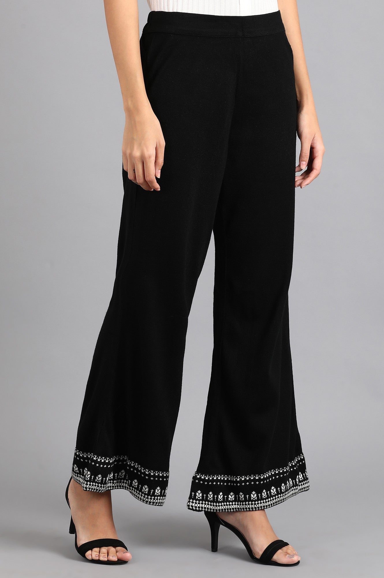 Black Parallel Pants