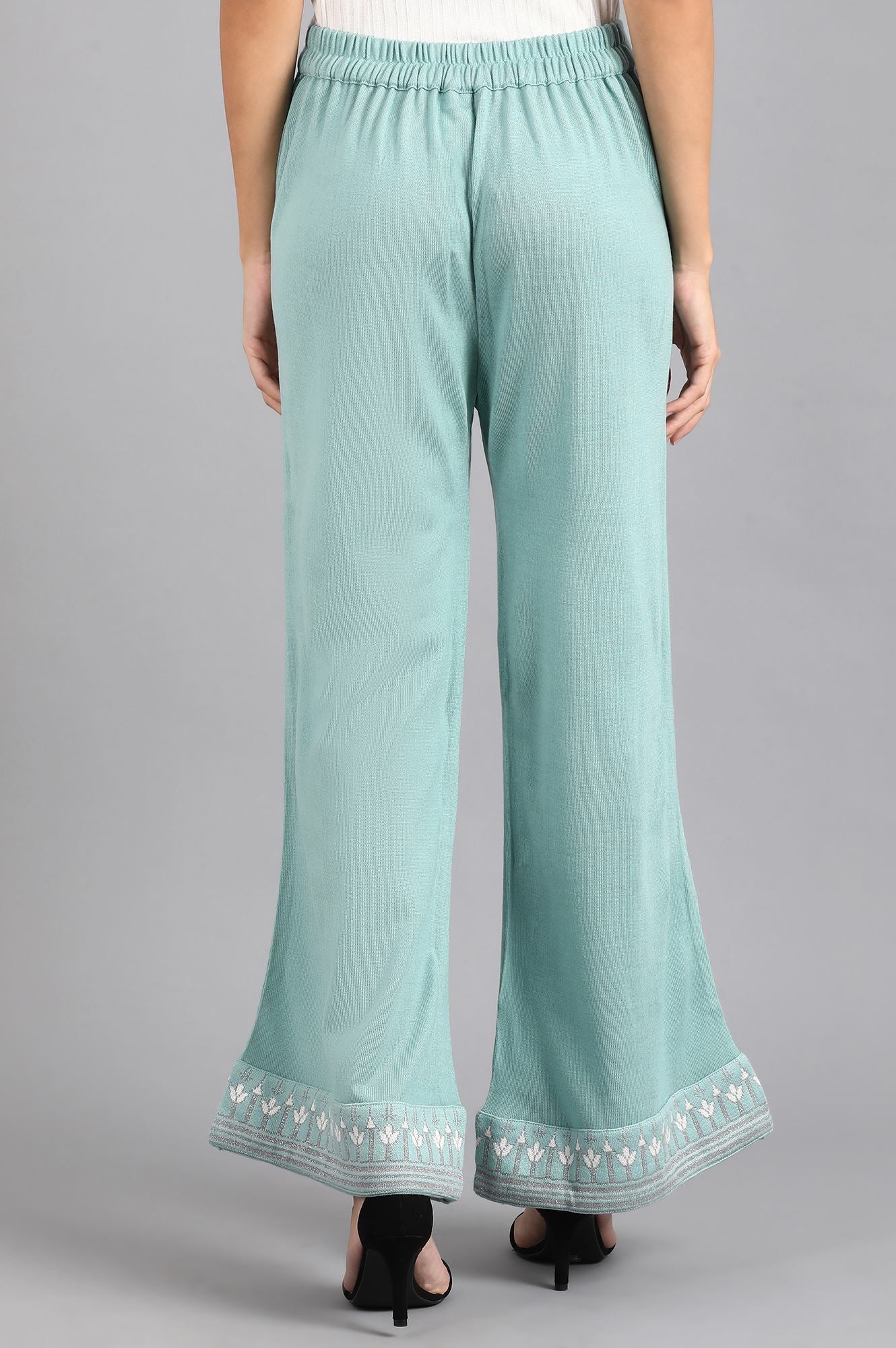 Blue Parallel Pants