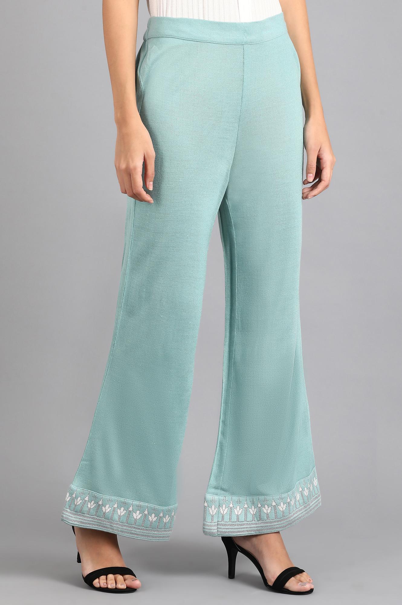 Blue Parallel Pants