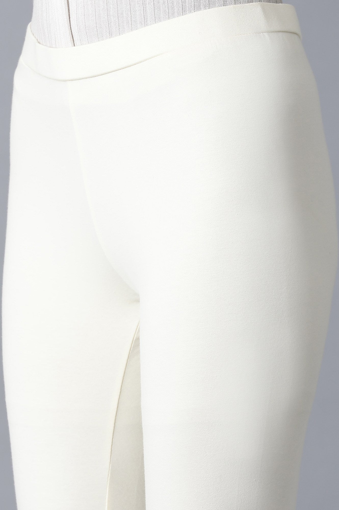 Ecru Cotton Tights