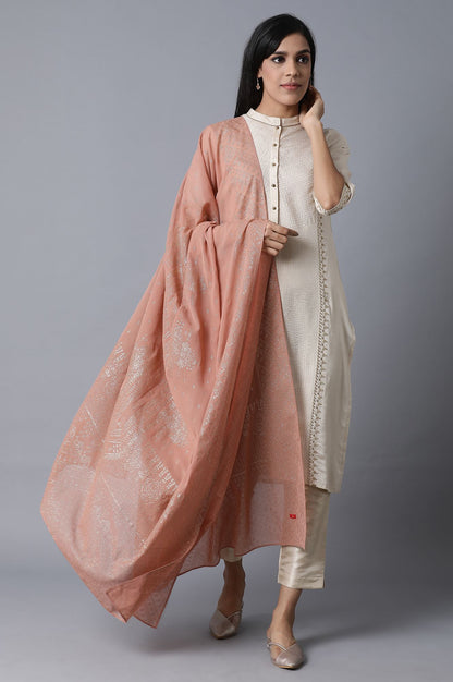 Powder Pink Chiffon Drape