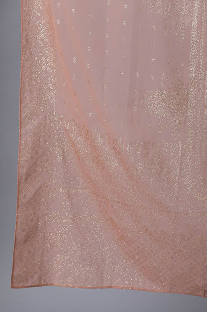 Powder Pink Chiffon Drape