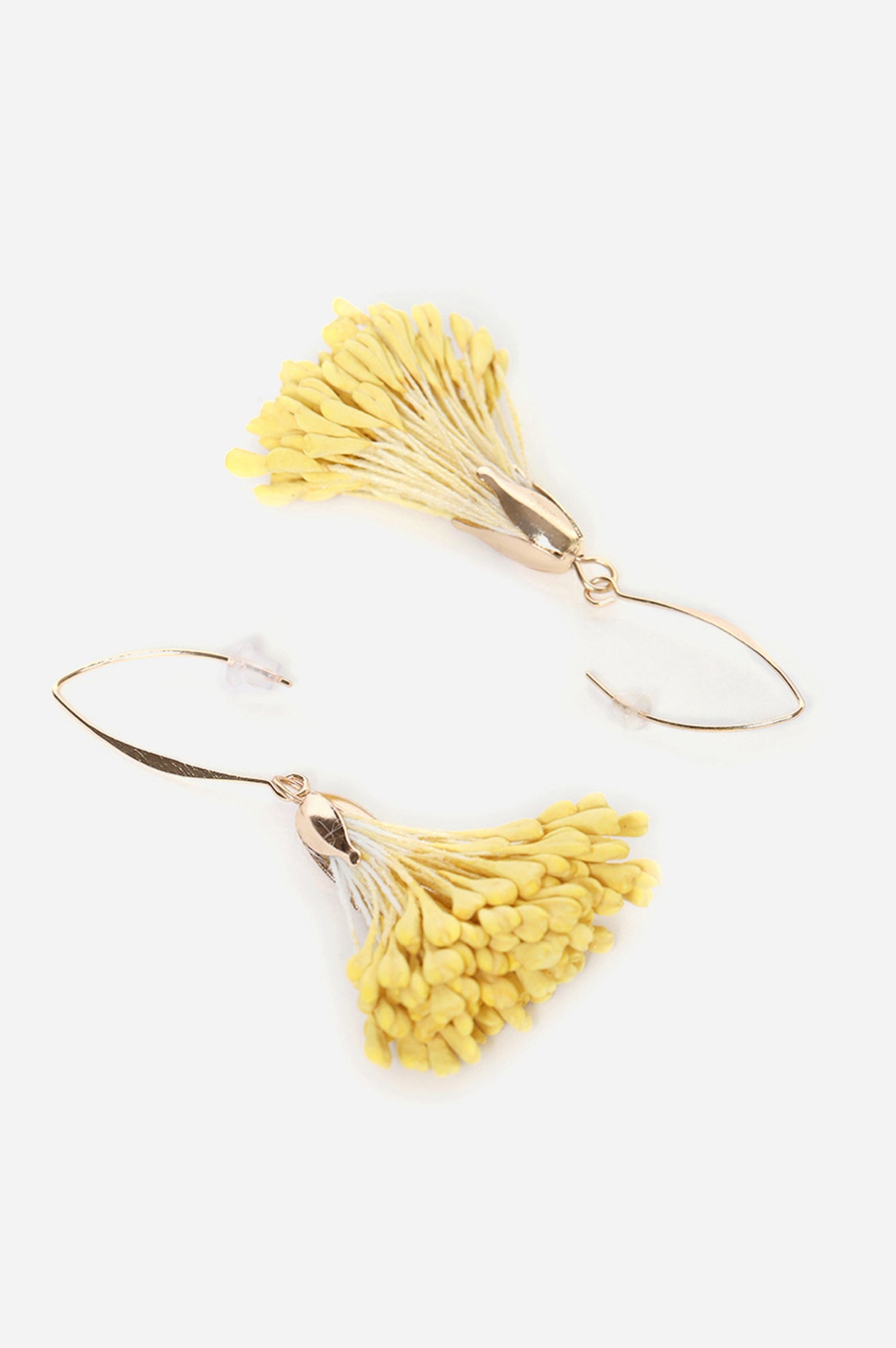 Yellow Handcrafted Dangler Earrings