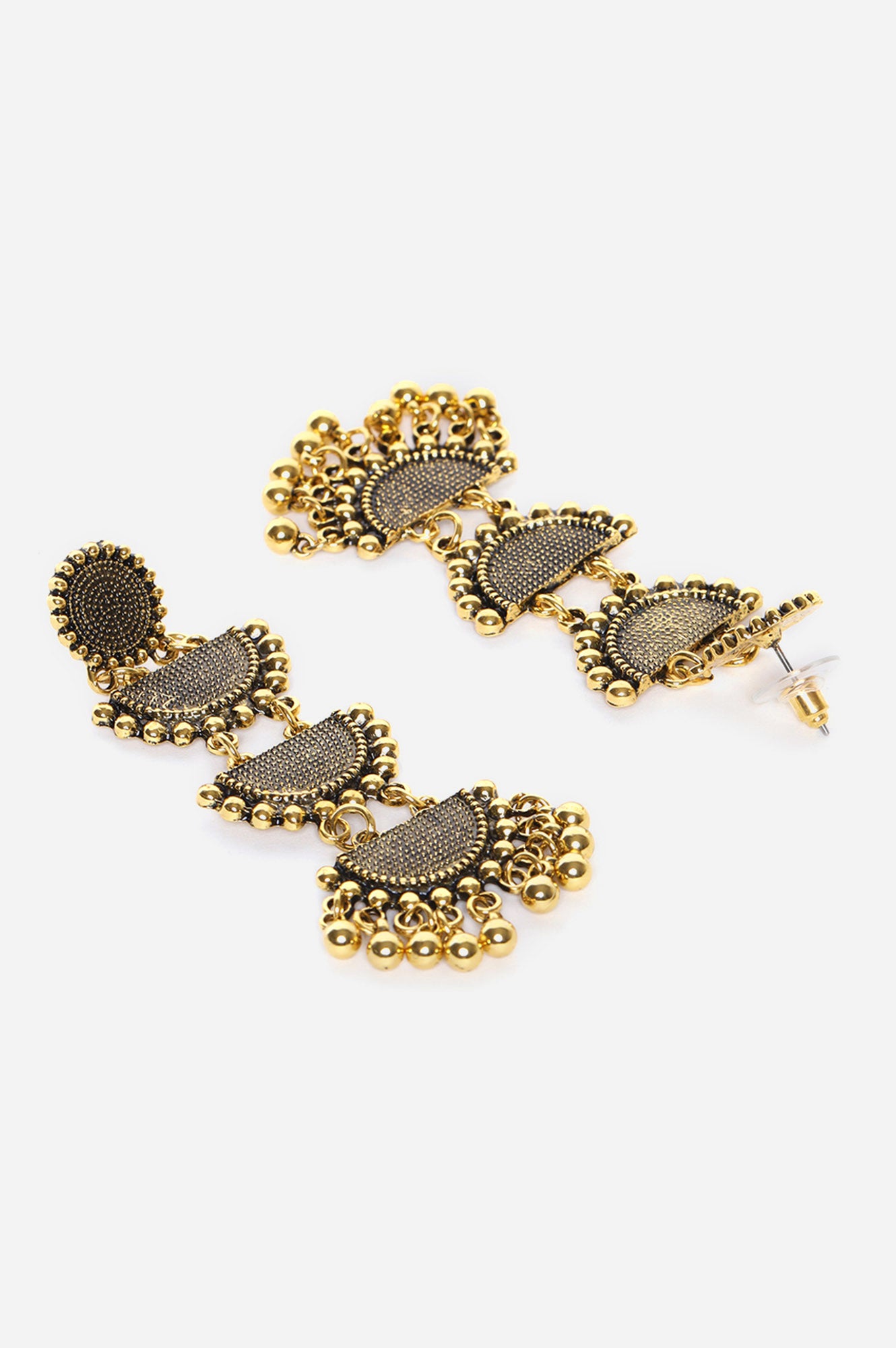 Gold Oxidised Plated Danglers