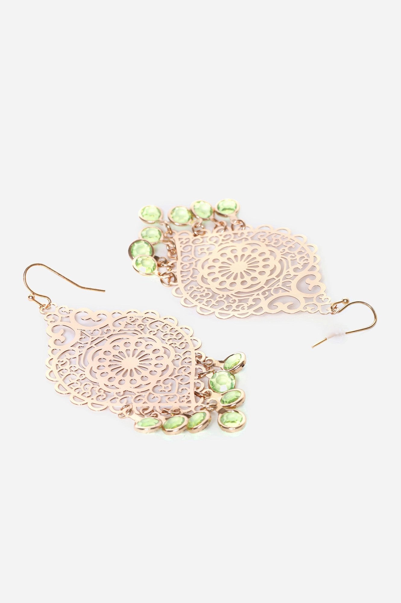 Gold Filigree Intricate Danglers