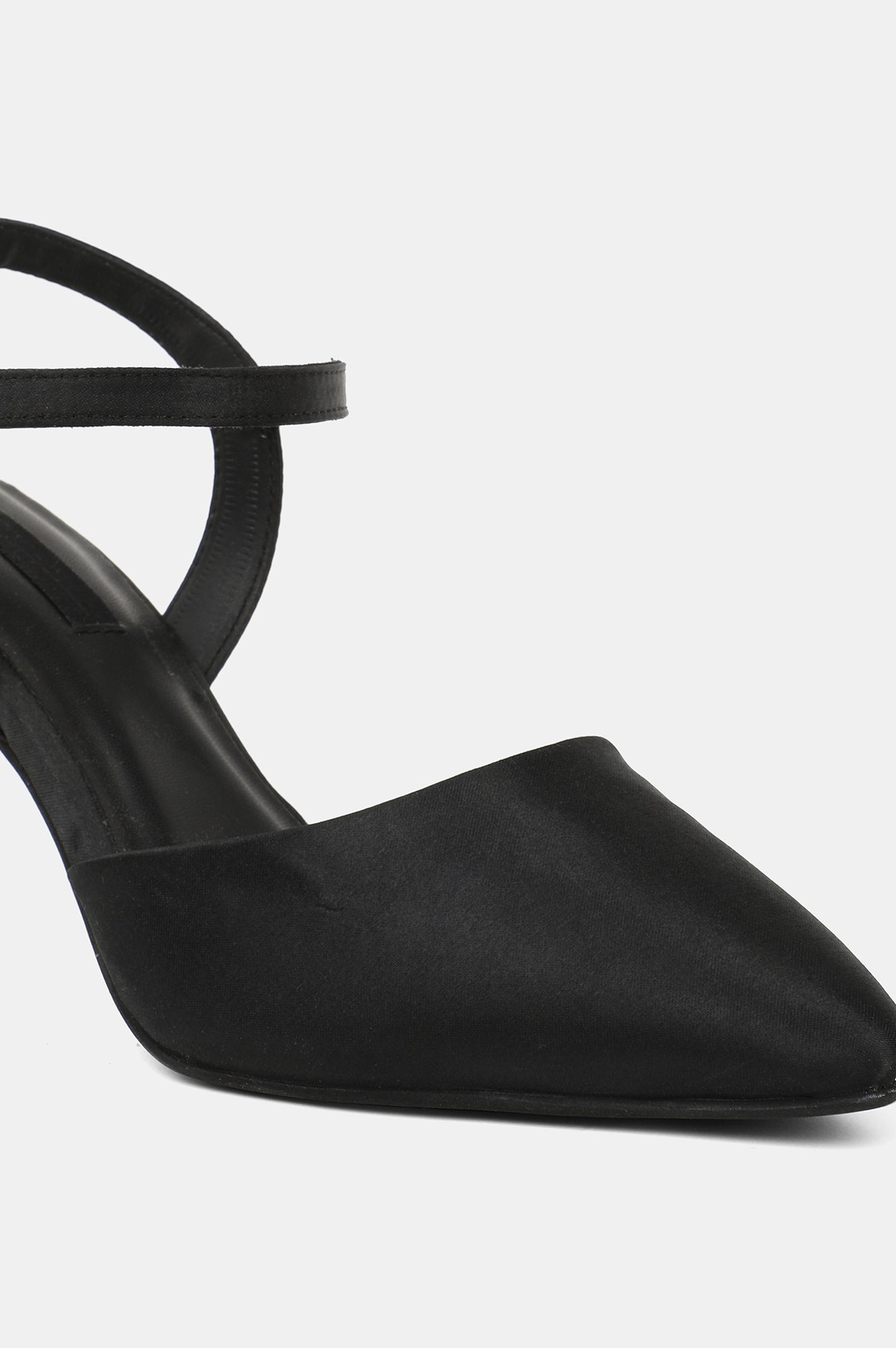 Black Pointed Toe Stiletto-Wgeorgia