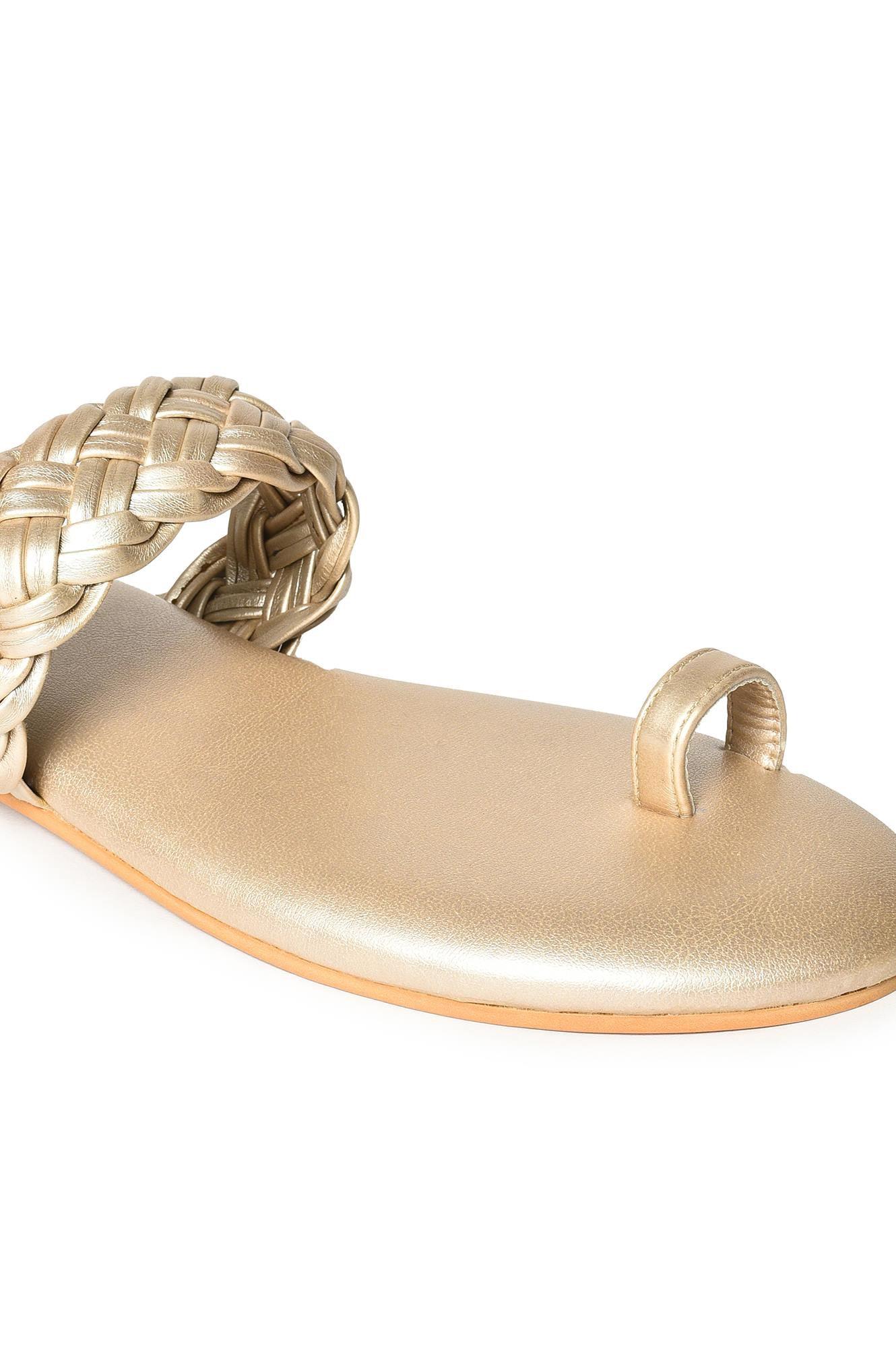 W GOLD Almond Toe Flat-WMORGAN - wforwoman