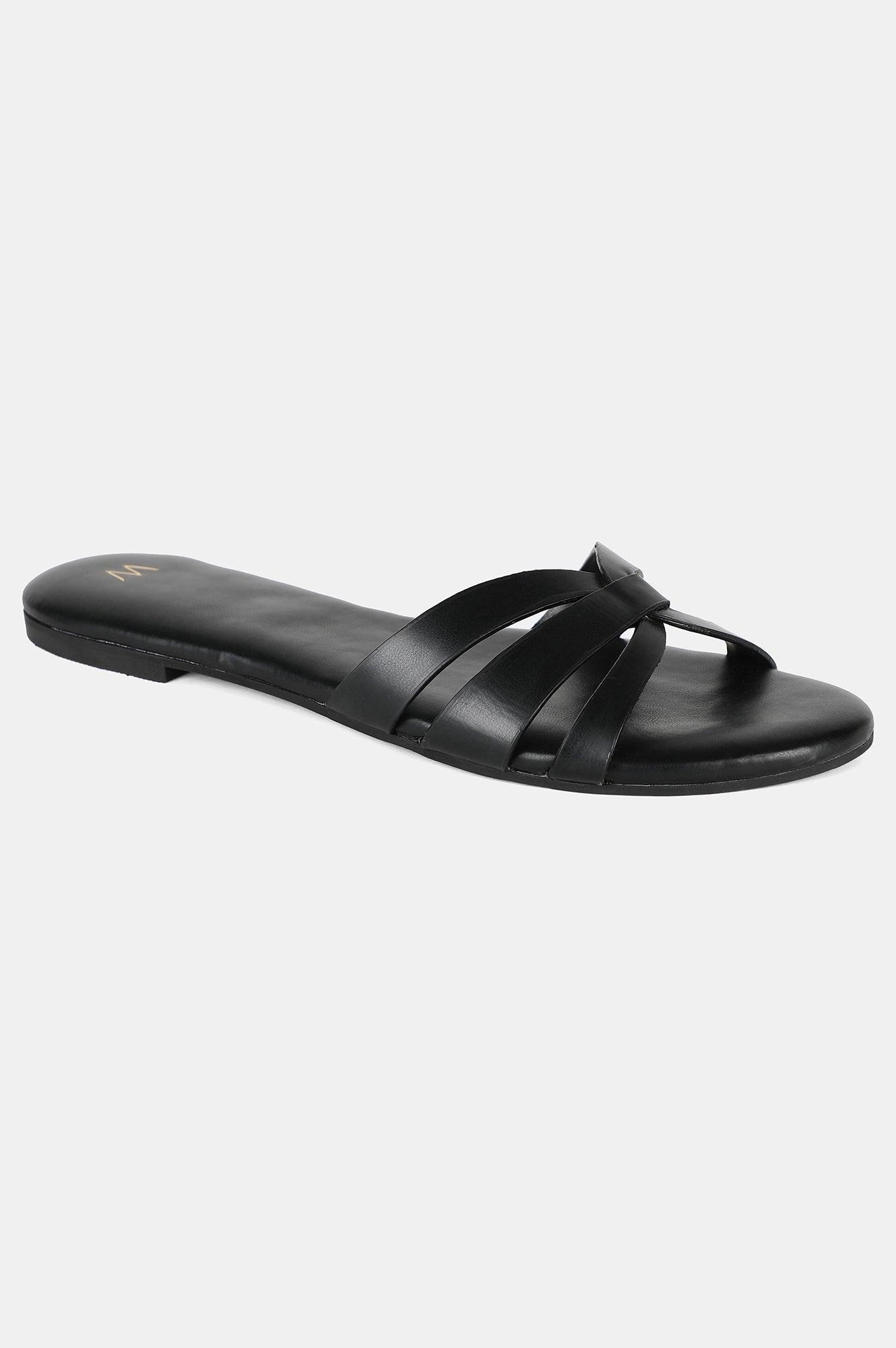 W BLACK Almond Flat-WNATALIE - wforwoman