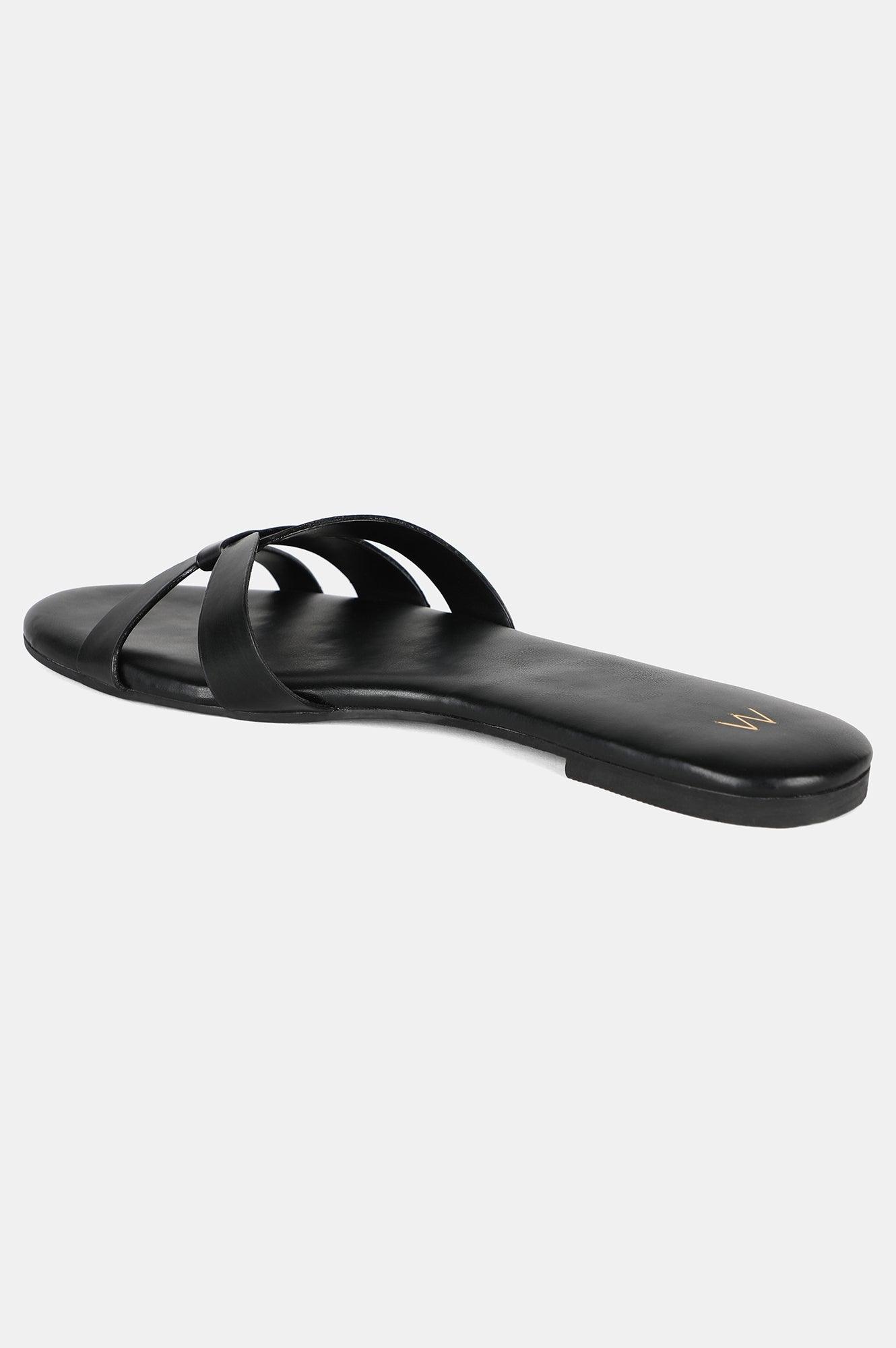 W BLACK Almond Flat-WNATALIE - wforwoman