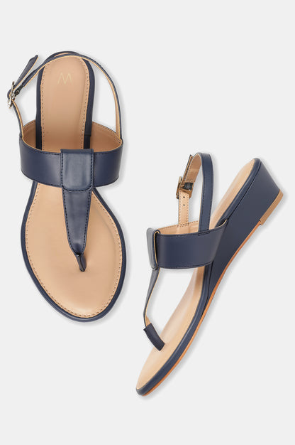 W Solid Almond Toe Wedge-Wrachel