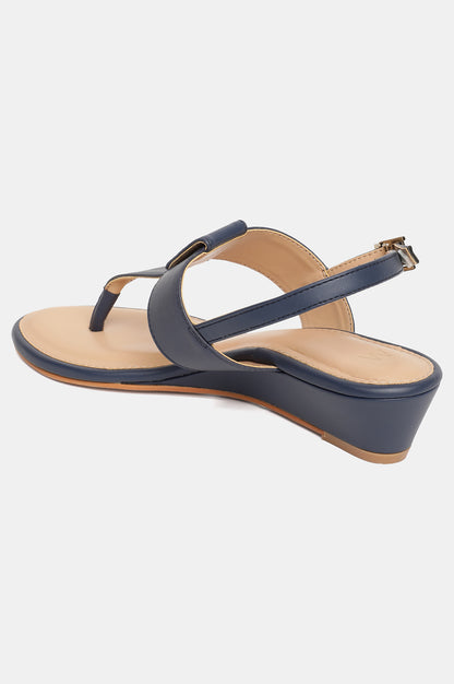 W Solid Almond Toe Wedge-Wrachel