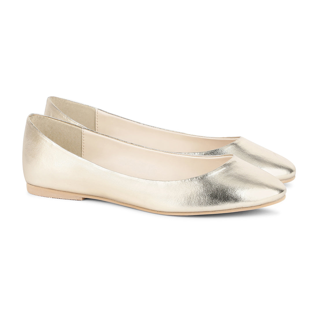 W Textured Round Toe Flat-Wvivian