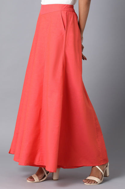 Orange Loose Fit Palazzo