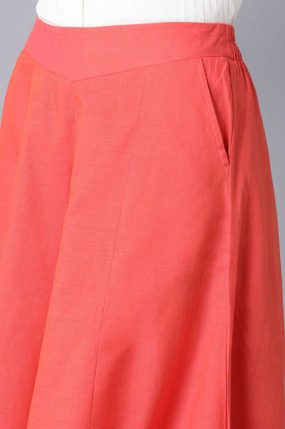 Orange Loose Fit Palazzo