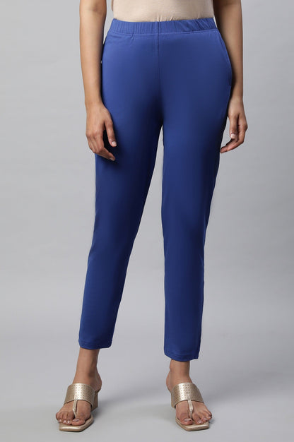 Blue Straight Pants