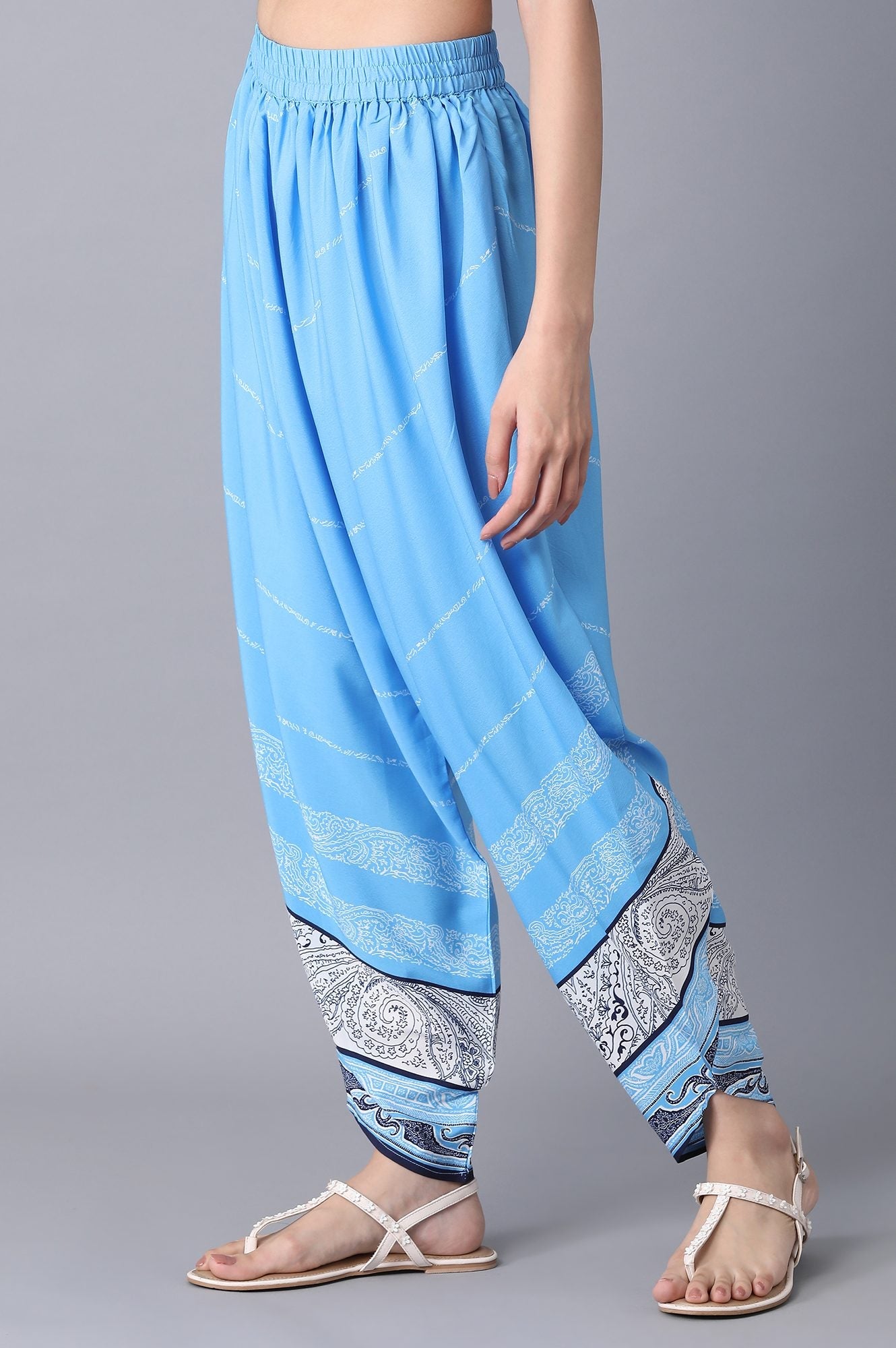 Blue Ankle Length Salwar