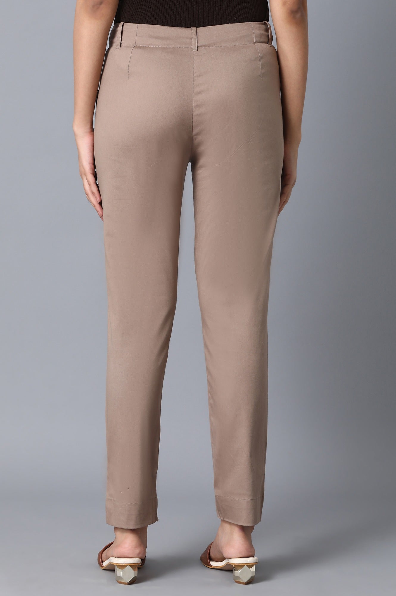 Khaki Slim Fit Trouser Pants