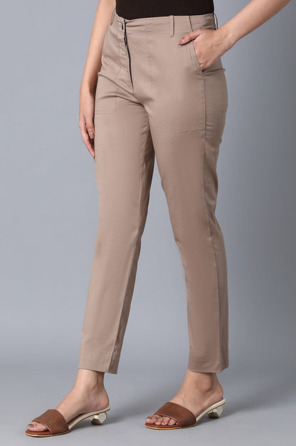 Khaki Slim Fit Trouser Pants