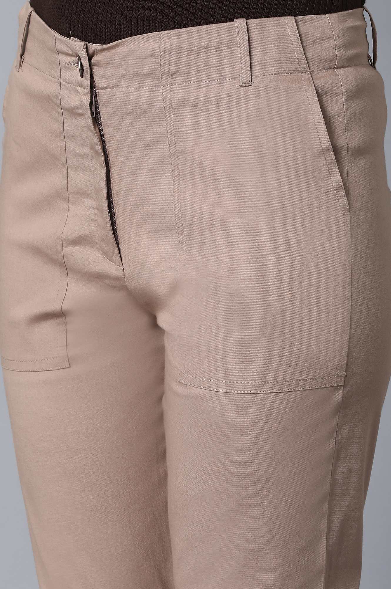 Khaki Slim Fit Trouser Pants