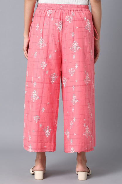 Pink Straight Culottes