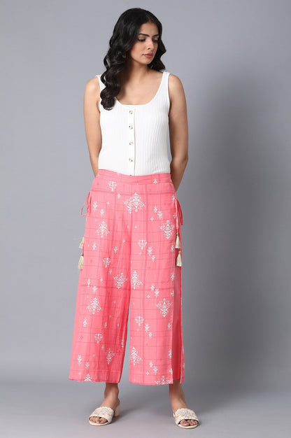 Pink Straight Culottes