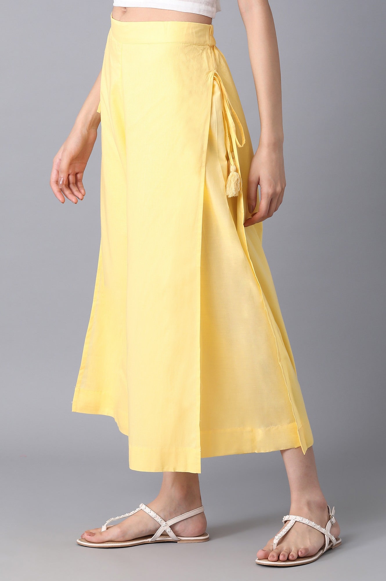 Yellow Straight Culottes