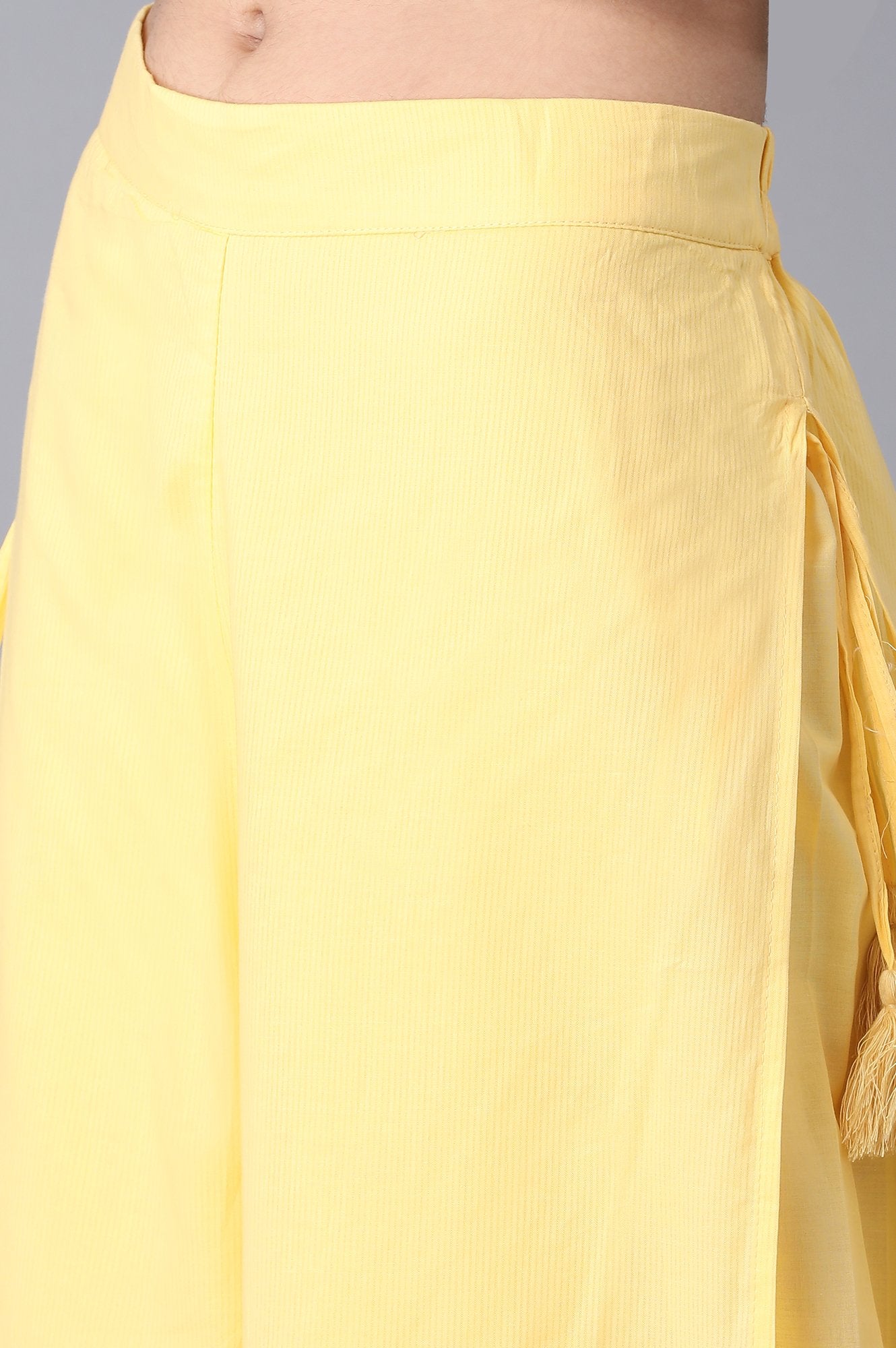 Yellow Straight Culottes