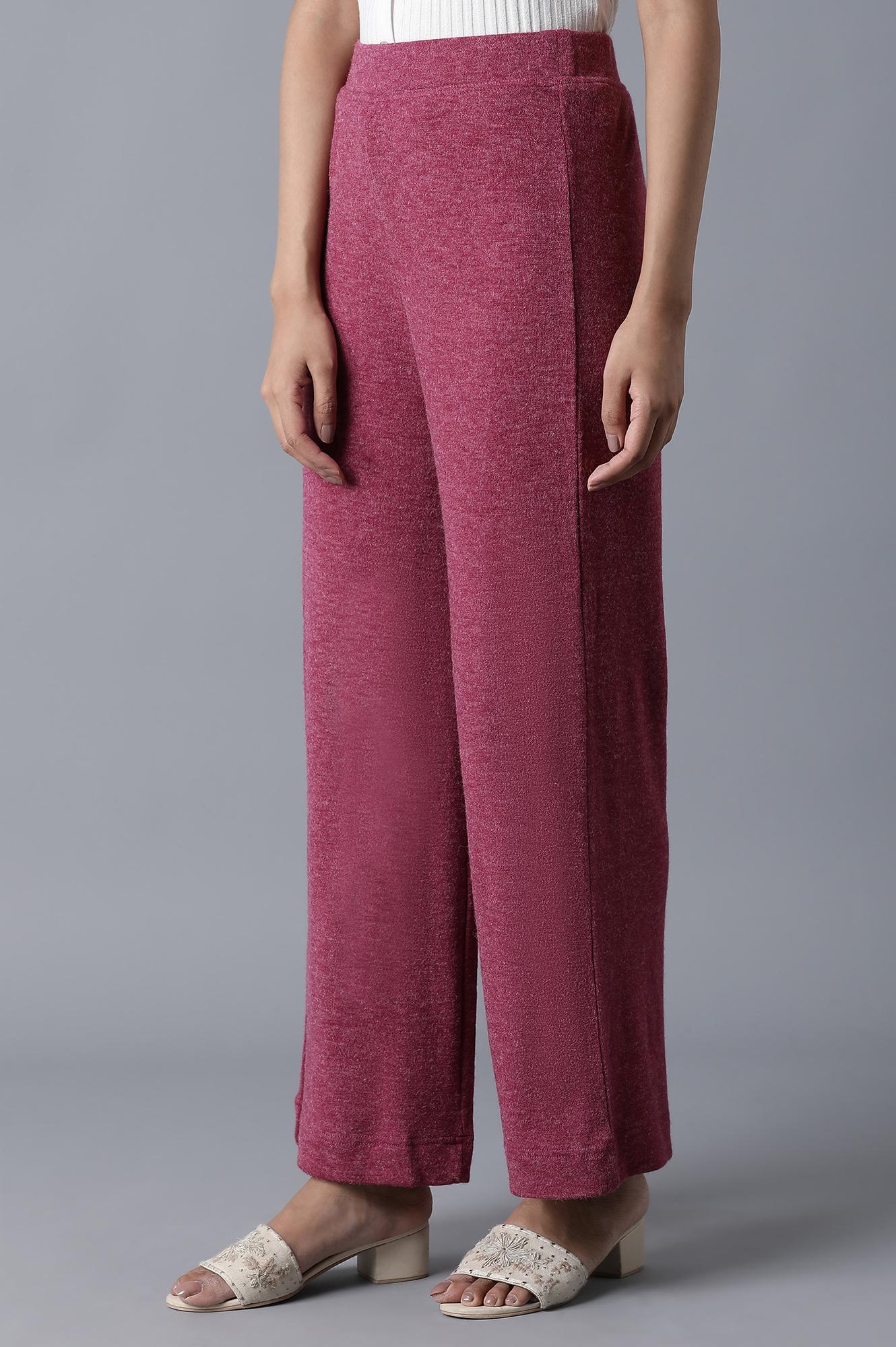 Pink Ankle Length Palazzo