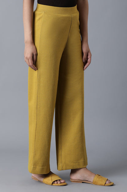 Yellow Ankle Length Palazzo